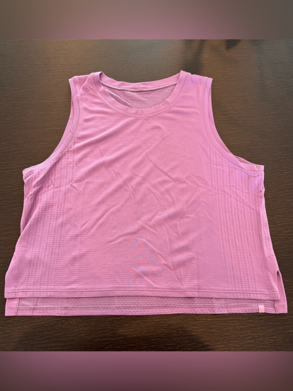 lululemon athletica Women's Mesh-Panel Tank Top - Light Purple
